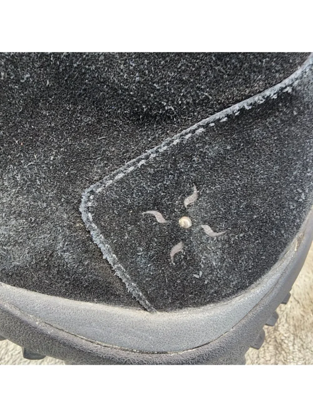Sorel Shoes Womens Size 9 Maribel Black Suede Winter Boots *Read*